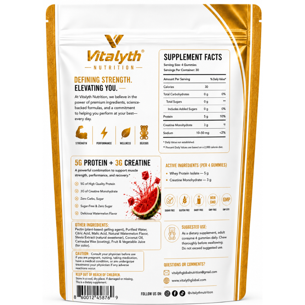 5G Protein + 3G Creatine Gummies